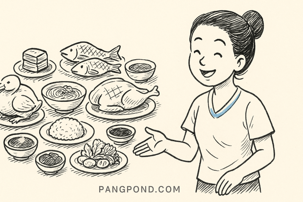 อาหารคาวมงคล 9 อย่างขึ้นบ้านใหม่มงคลของไทยหลายประกอบมงคล?