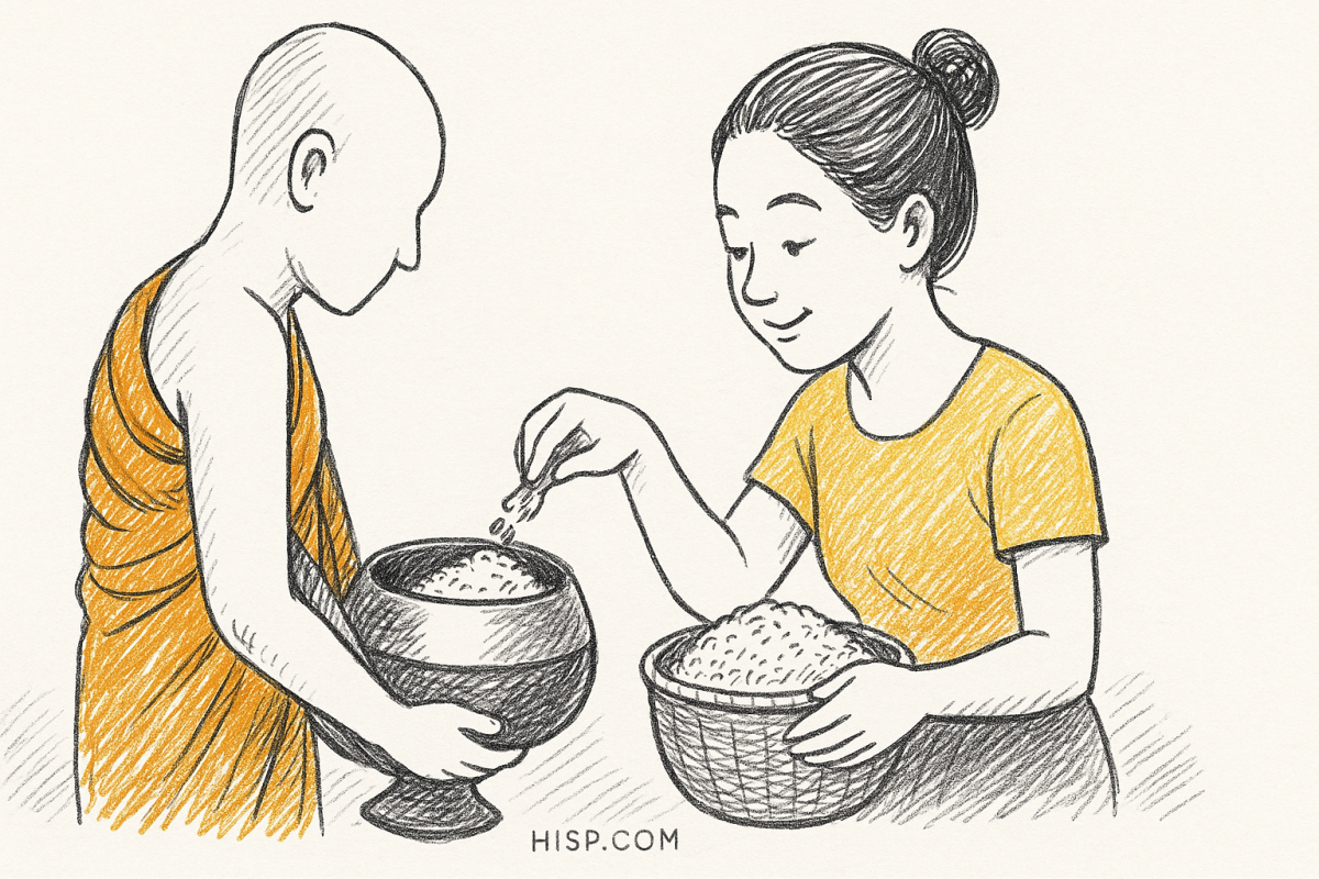 คำอธิษฐานใส่บาตรข้าวสาร 9 ประเพณีพุทธศาสนาชาวไทยปฏิบัติมายาว