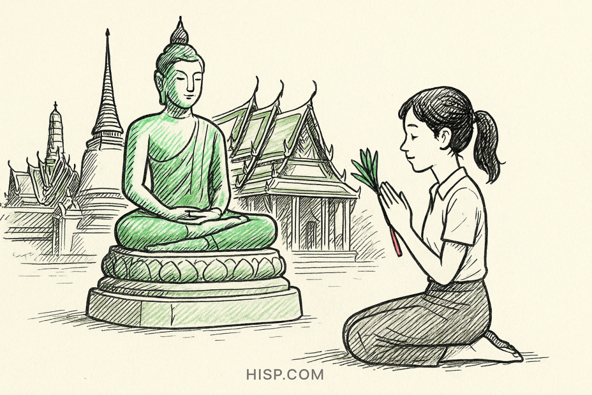 เคล็ดลับไหว้พระวัดพระแก้ว 9 พุทธศาสนิกชน มากราบไหว้ความมงคล?