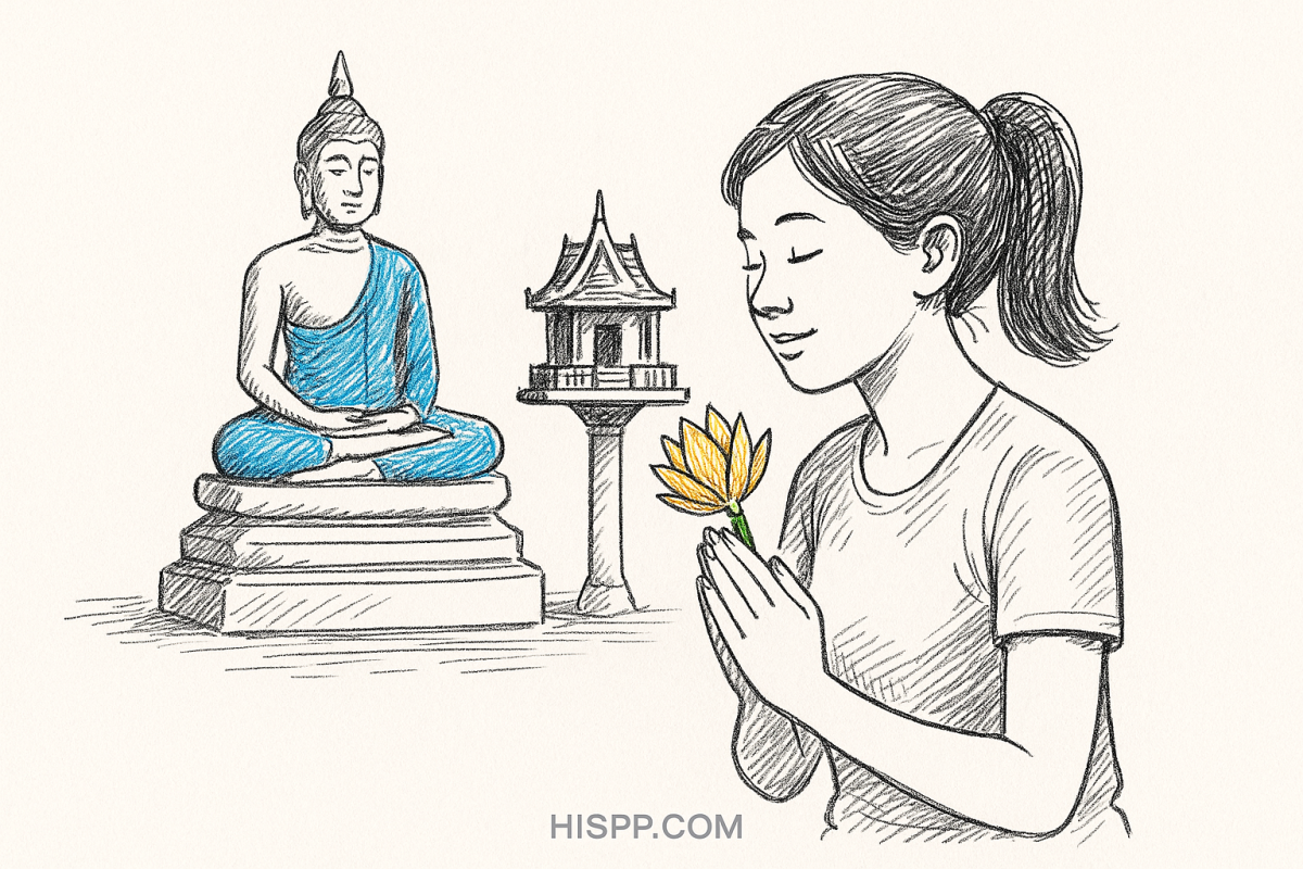 คำอธิษฐานขอพร 9 ยาวนานจะเป็นการขอพรจาก พระพุทธรูปศาลพระภูมิ