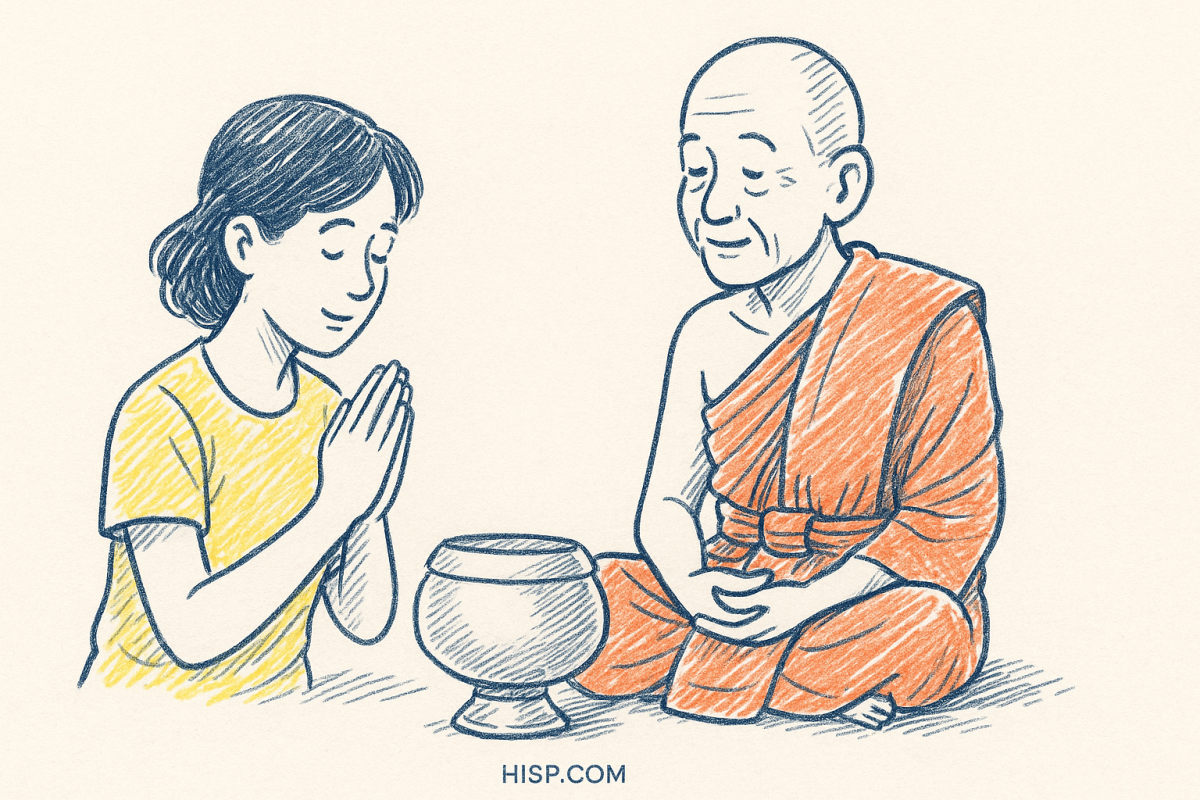 คำอธิษฐานทำบุญวันโกน วันก่อนวันพระ 1 วัน ชาวพุทธนิยมสวดมนต์?
