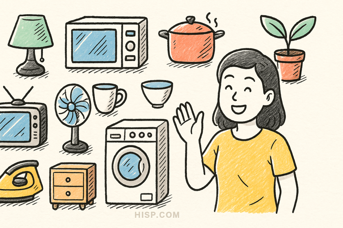 สิ่งของเครื่องใช้ภายในบ้านหมวดทั่วไปการงานตกแต่งครบ 50 รายการ