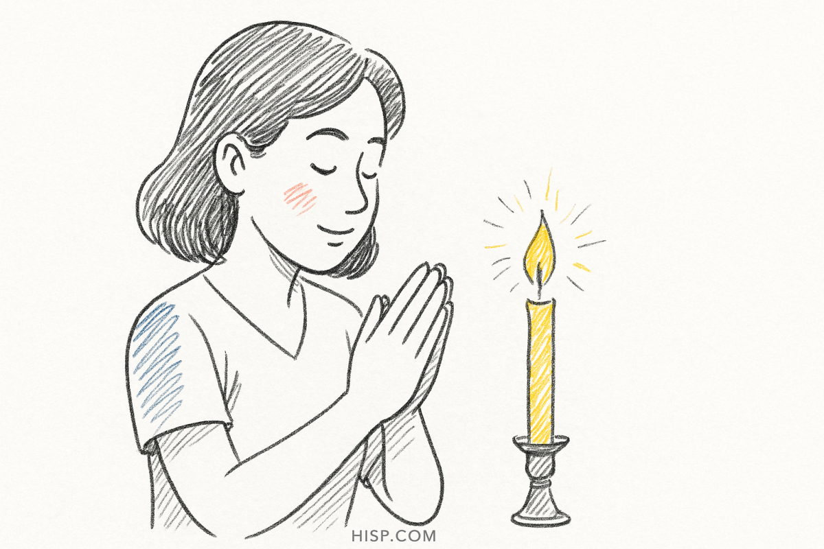 คำอธิษฐานจุดเทียน 9 อธิษฐานขอพรมงคลสัญลักษณ์แสงสว่างความหวัง