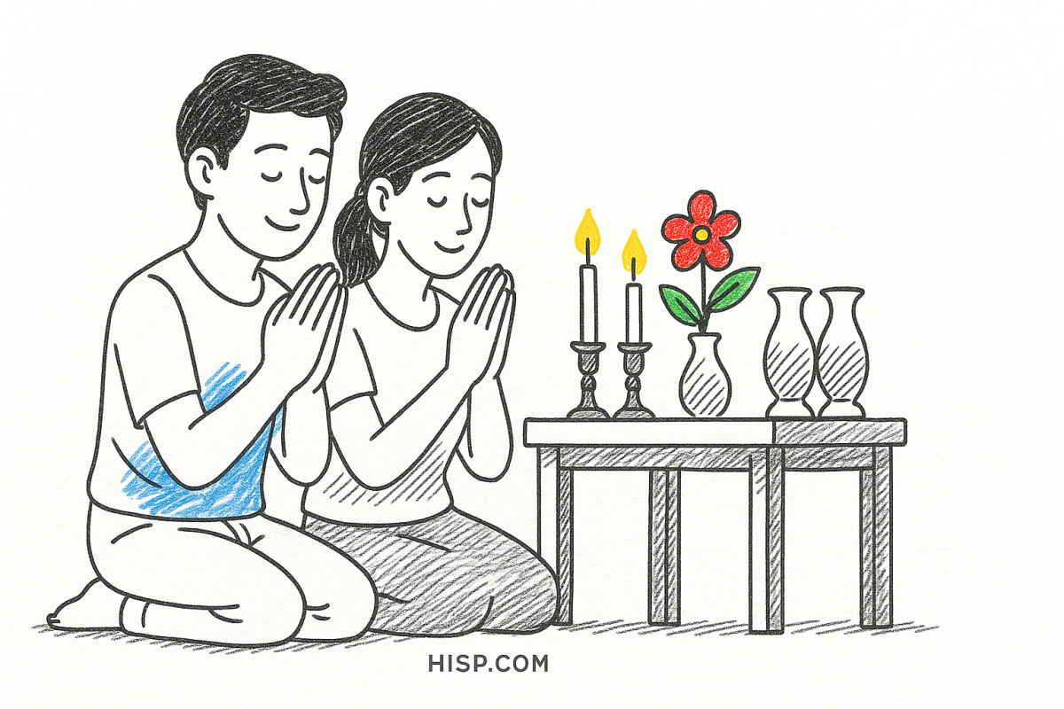 คำอธิษฐานถวายของคู่ 9 ในพิธีกรรมชาวพุทธนิยมมาอย่างยาวนานการ?